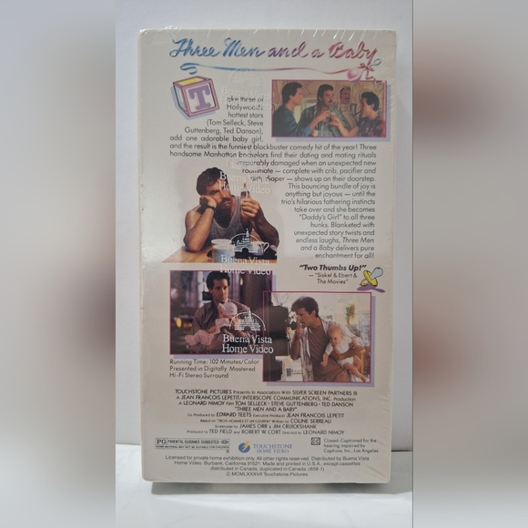Three men and a baby vhs sealed. - Picture 3 of 6